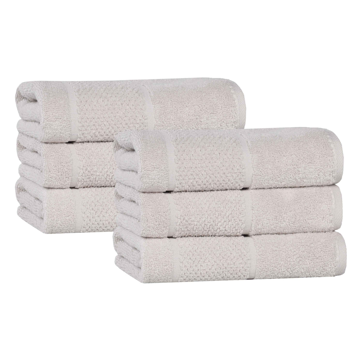 Superior "Mile" Smart Twist Viscose Cotton Blend Set of 6 Hand Towels