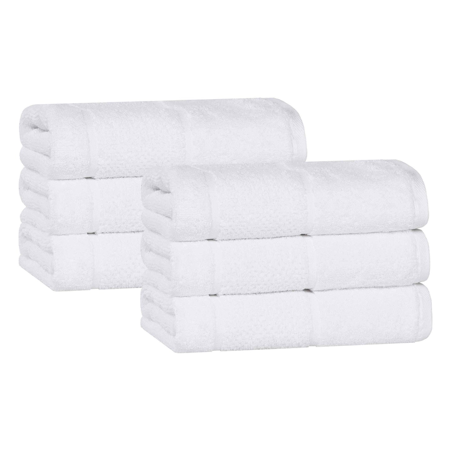 Superior "Mile" Smart Twist Viscose Cotton Blend Set of 6 Hand Towels