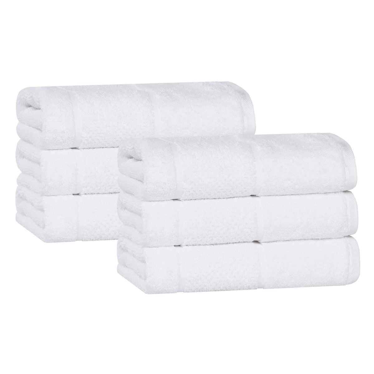 Superior "Mile" Smart Twist Viscose Cotton Blend Set of 6 Hand Towels