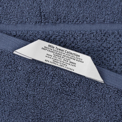 Superior "Mile" Smart Twist Viscose Cotton Blend Set of 6 Hand Towels