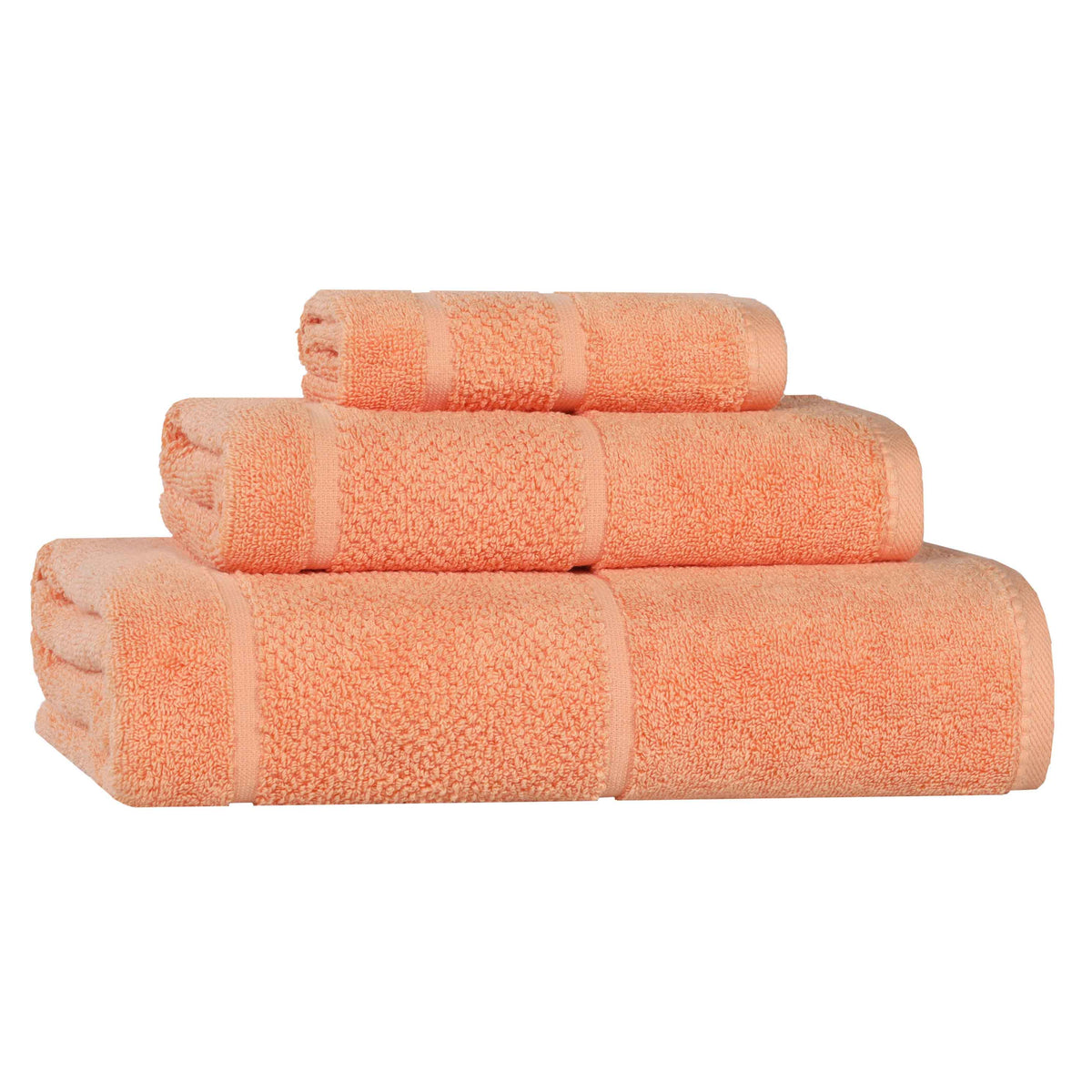 Superior "Mile" Smart Twist Viscose Cotton Blend 3-Piece Towel Set