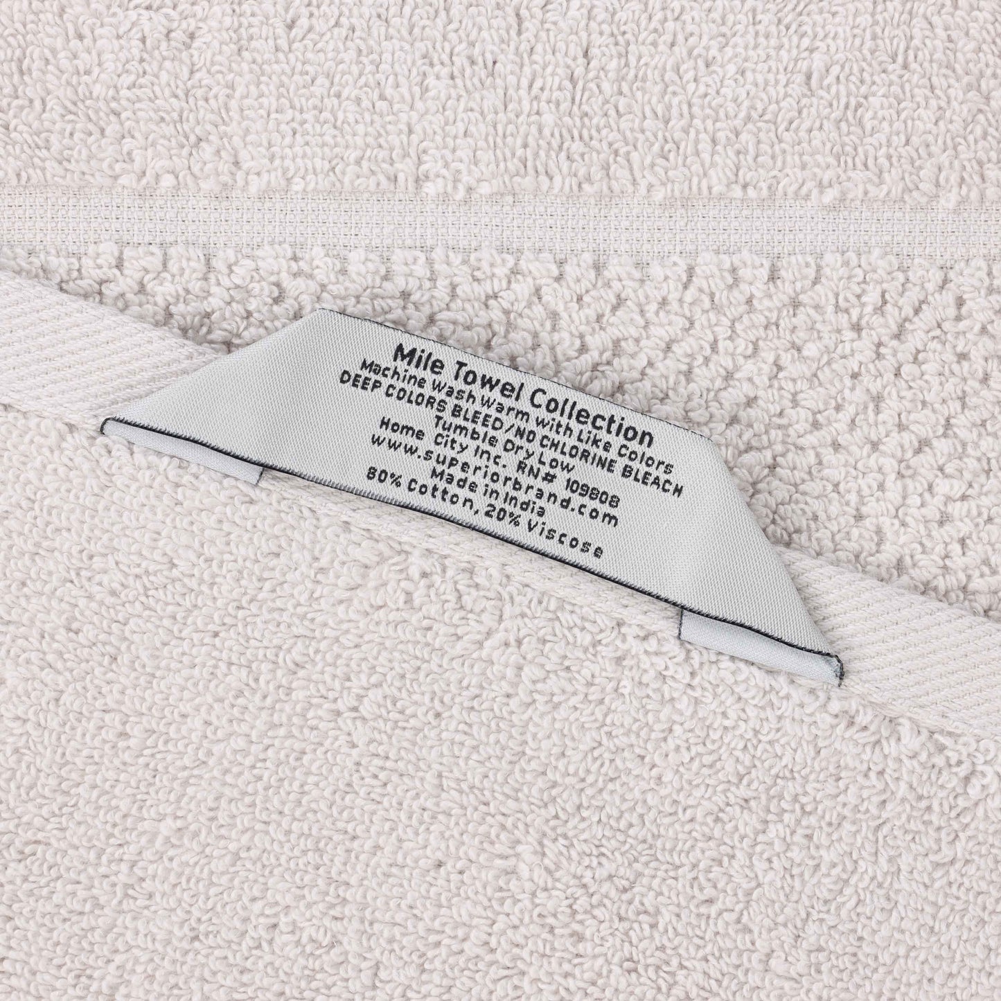 Superior "Mile" Smart Twist Viscose Cotton Blend 3-Piece Towel Set