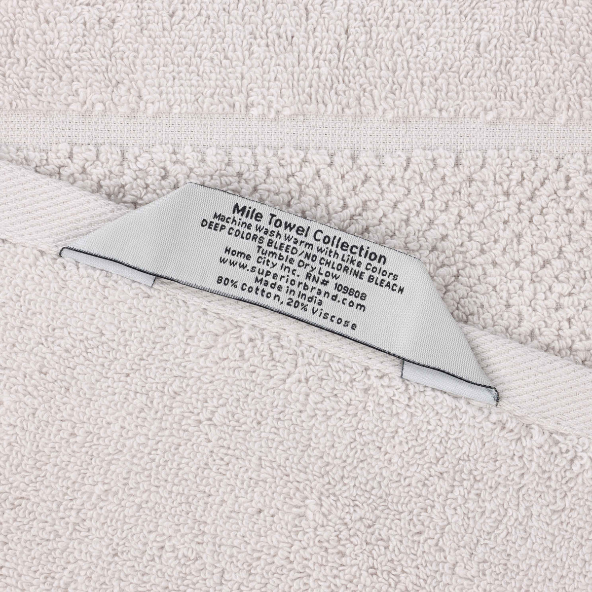 Superior "Mile" Smart Twist Viscose Cotton Blend 3-Piece Towel Set