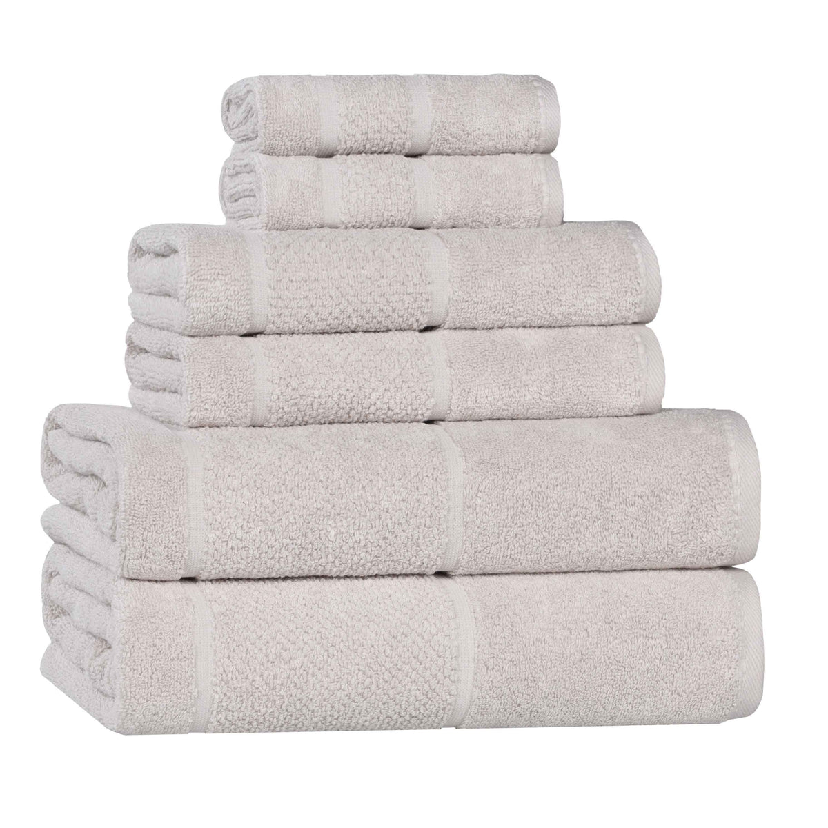 Superior "Mile" Smart Twist Viscose Cotton Blend 6-Piece Towel Set