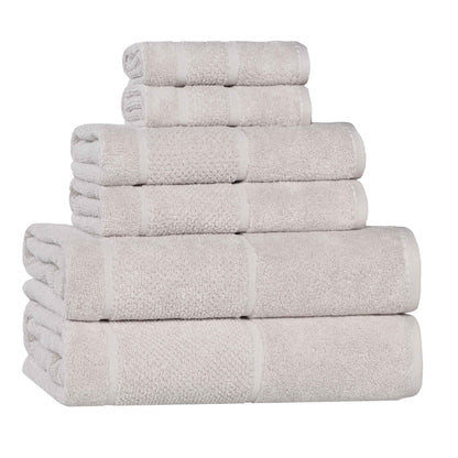 Superior "Mile" Smart Twist Viscose Cotton Blend 6-Piece Towel Set