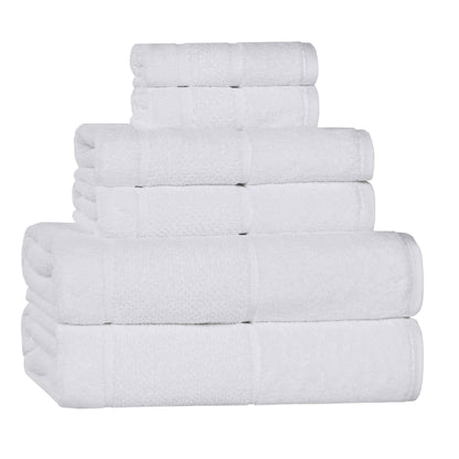 Superior "Mile" Smart Twist Viscose Cotton Blend 6-Piece Towel Set