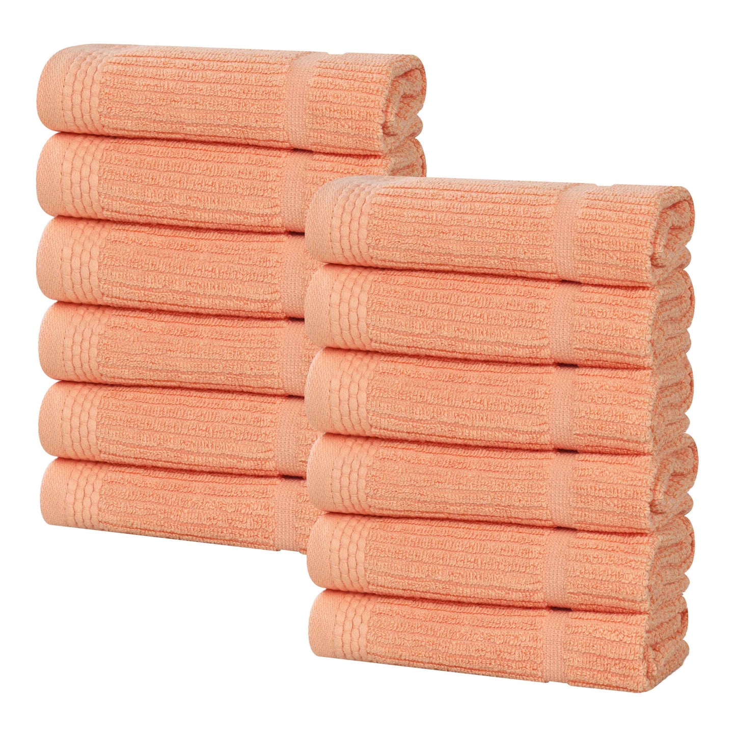 Superior "Milo" Smart Twist Viscose Cotton Blend Set of 12 Face Towels
