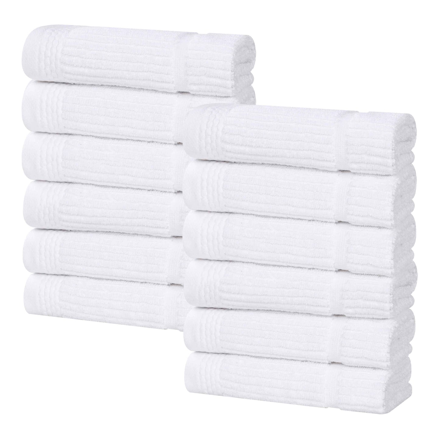 Superior "Milo" Smart Twist Viscose Cotton Blend Set of 12 Face Towels