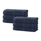 Superior "Milo" Smart Twist Viscose Cotton Blend Set of 6 Hand Towels