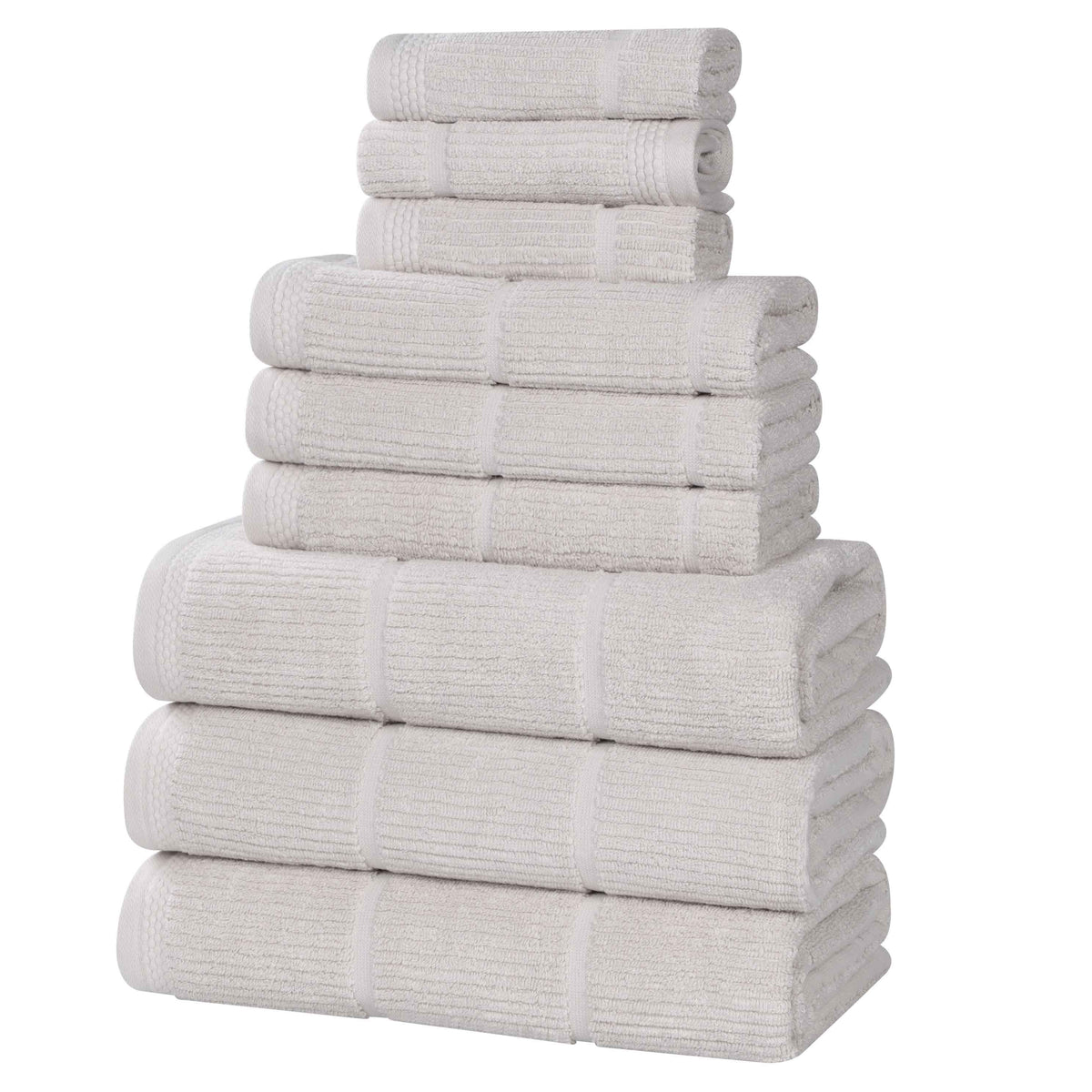 Superior "Milo" Smart Twist Viscose Cotton Blend 9-Piece Towel Set