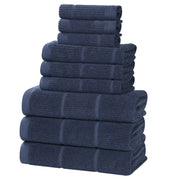 Superior "Milo" Smart Twist Viscose Cotton Blend 9-Piece Towel Set