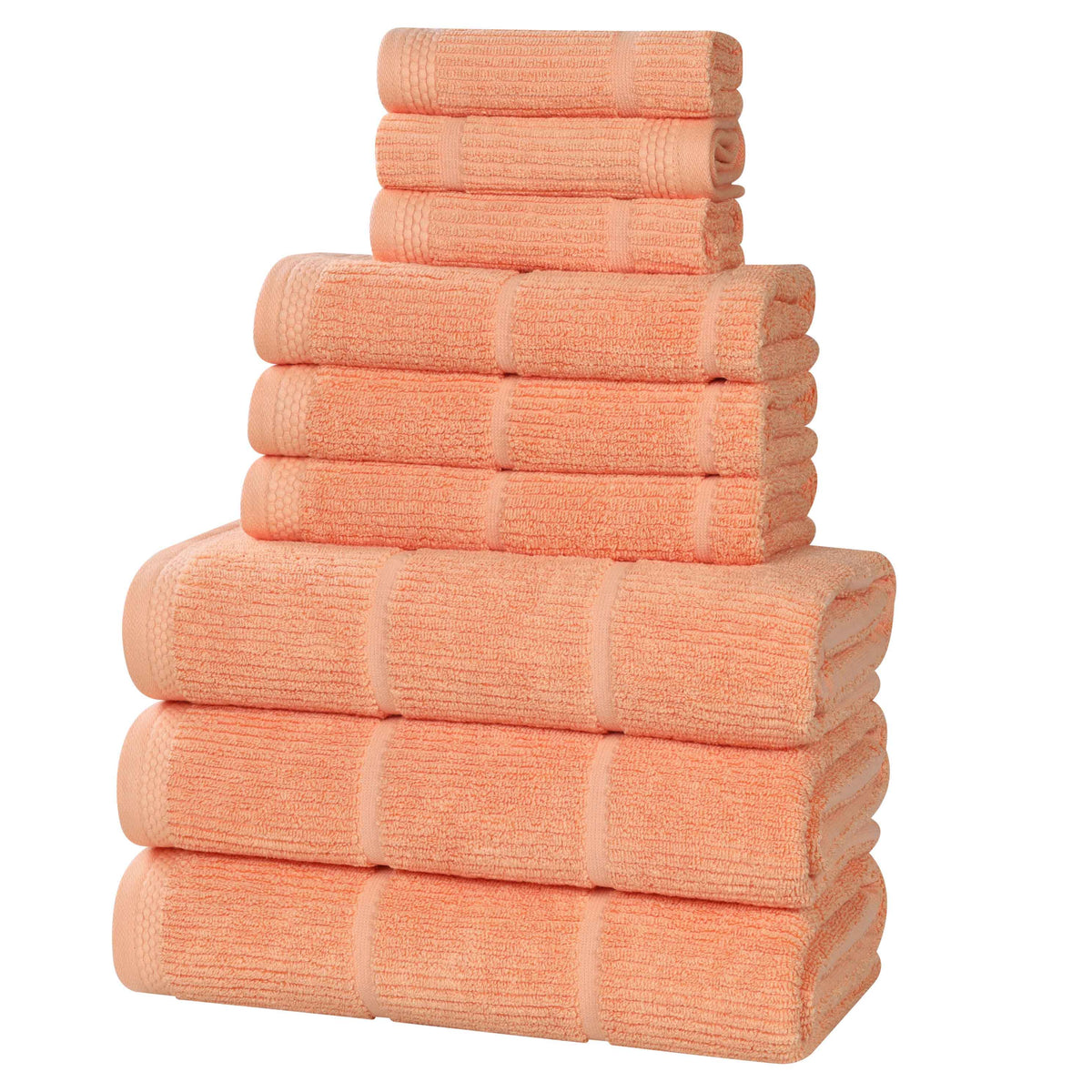 Superior "Milo" Smart Twist Viscose Cotton Blend 9-Piece Towel Set