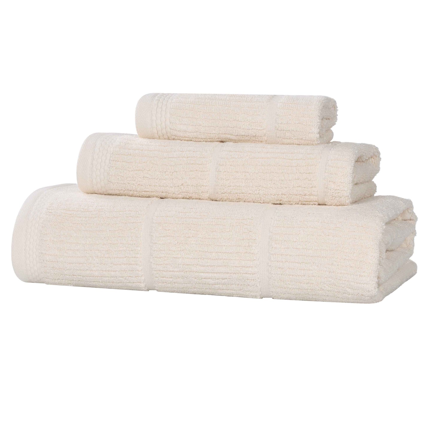 Superior "Milo" Smart Twist Viscose Cotton Blend 3-Piece Towel Set