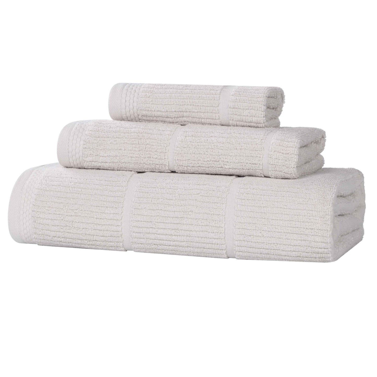 Superior "Milo" Smart Twist Viscose Cotton Blend 3-Piece Towel Set