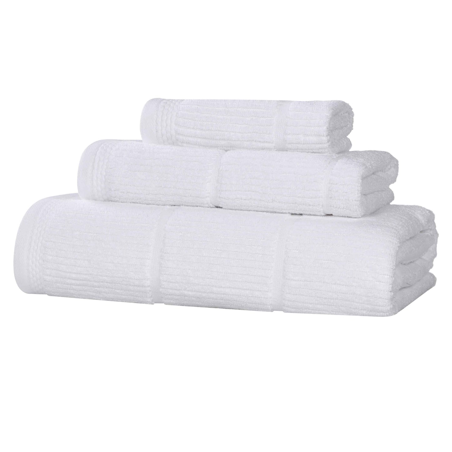 Superior "Milo" Smart Twist Viscose Cotton Blend 3-Piece Towel Set
