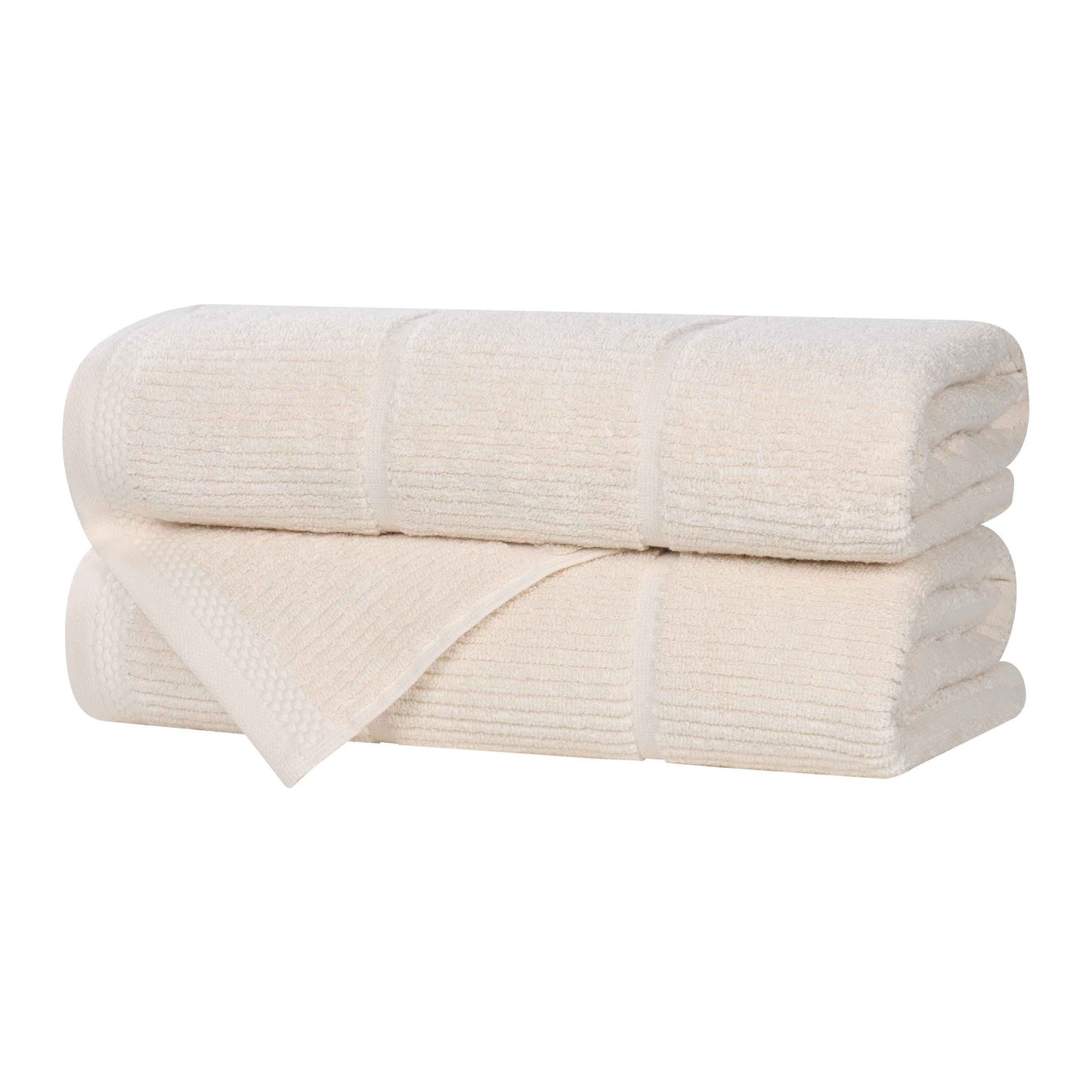 Superior "Milo" Smart Twist Viscose Cotton Blend Set of 2 Bath Towels