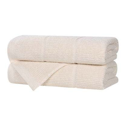 Superior "Milo" Smart Twist Viscose Cotton Blend Set of 2 Bath Towels