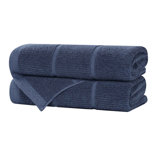 Superior "Milo" Smart Twist Viscose Cotton Blend Set of 2 Bath Towels