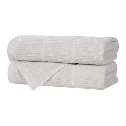 Superior "Milo" Smart Twist Viscose Cotton Blend Set of 2 Bath Towels