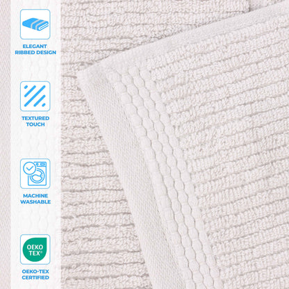 Superior "Milo" Smart Twist Viscose Cotton Blend Set of 2 Bath Towels