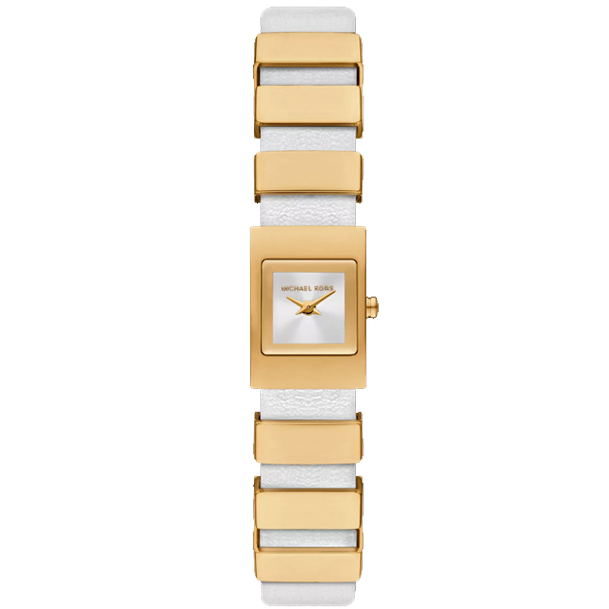 Michael Kors Women's 20mm Darrington Quartz Goldtone Overlay Leather Strap Watch