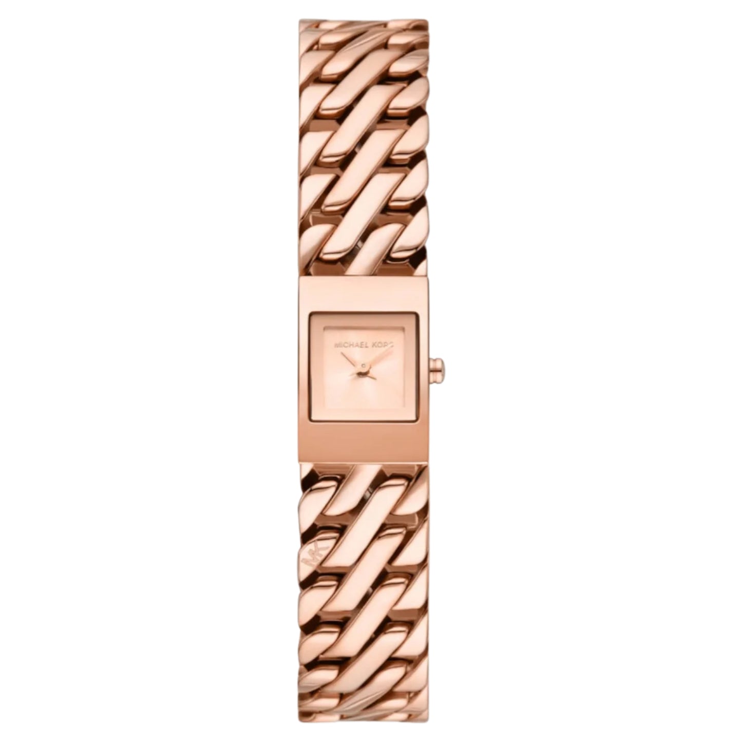 Michael Kors Women's 14mm Darrington Quartz Rosetone Curb Link Bracelet Watch