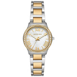 Michael Kors Women's 31mm Sage Quartz Crystal Bezel Two-Tone Bracelet Watch