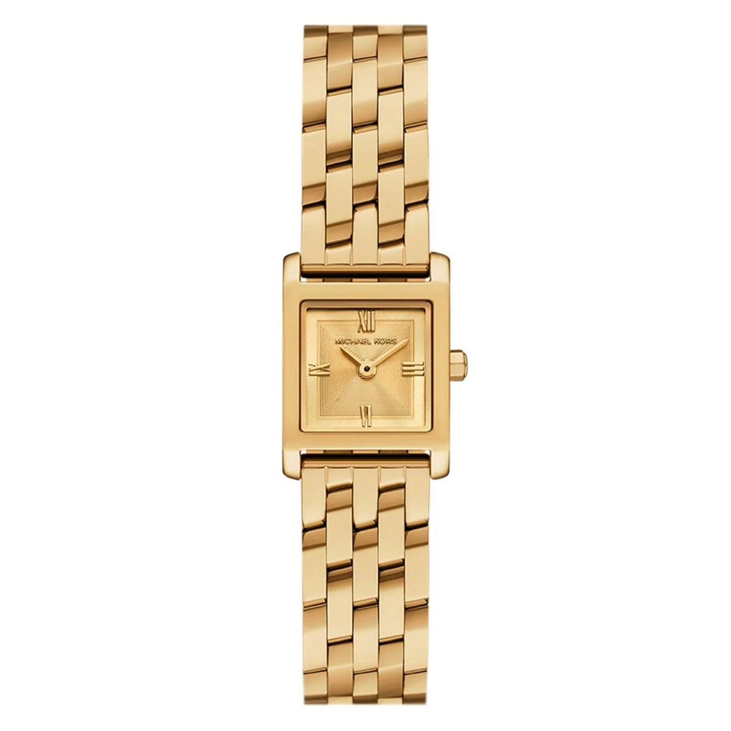 Michael Kors Women's 20mm Georgie Quartz Rectangular Link Bracelet Watch