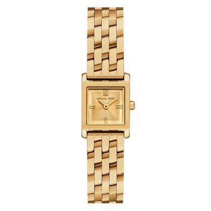 Michael Kors Women's 20mm Georgie Quartz Rectangular Link Bracelet Watch