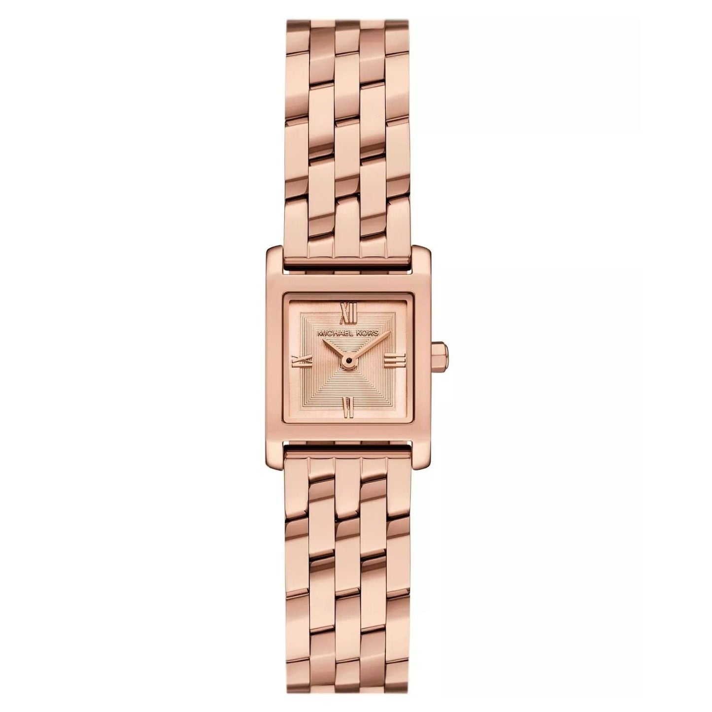 Michael Kors Women's 20mm Georgie Quartz Rectangular Link Bracelet Watch