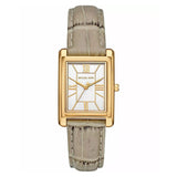 Michael Kors Women's 26mm Essex Quartz Rectangle Leather Strap Watch