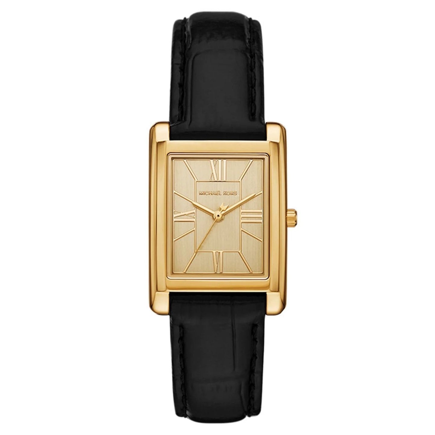 Michael Kors Women's 26mm Essex Quartz Rectangle Leather Strap Watch