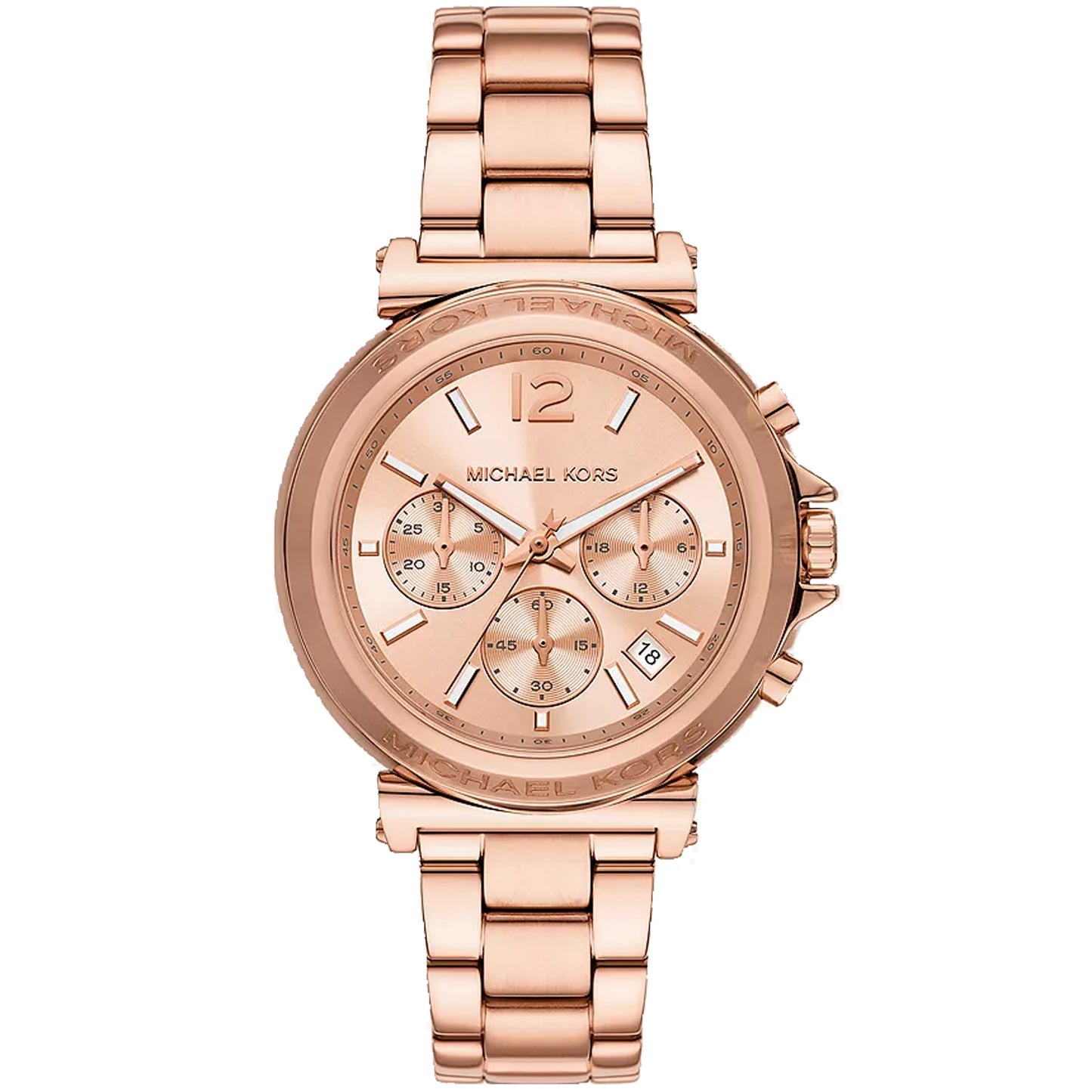 Michael Kors Women's 40mm Maren Quartz Chronograph Rosetone Bracelet Watch