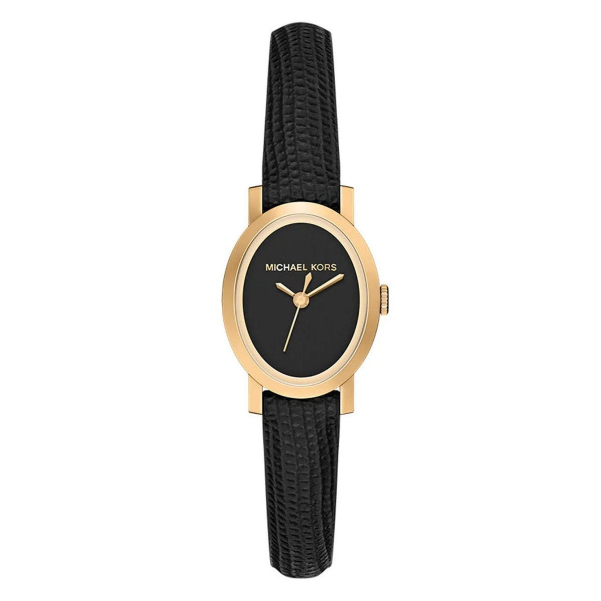 Michael Kors Women's 21mm Maude Quartz Croco Embossed Leather Strap Watch