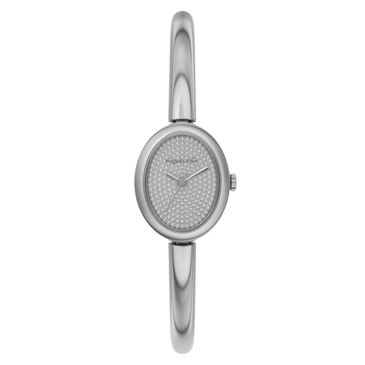 Michael Kors Women's 21mm Maude Quartz Crystal Pave Polished Cuff Bracelet Watch