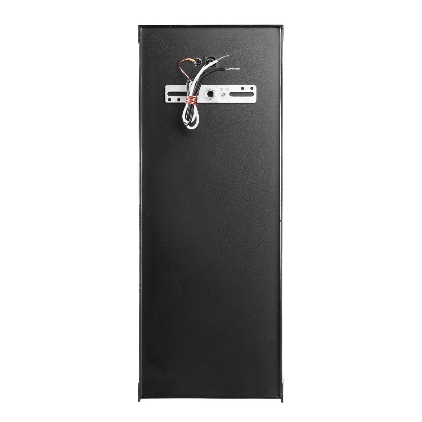 Tiffany-Style Lighting Green Stained Glass and Black Satin Rectangular 1-Light Outdoor Wall Sconce