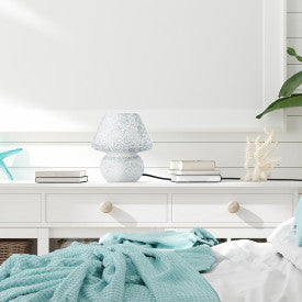 Tiffany-Style Lighting 8.75" Celeste Mushroom Accent Lamp