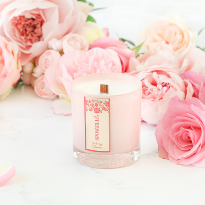Spongellé Private Reserve Peony Flower Candle 8oz
