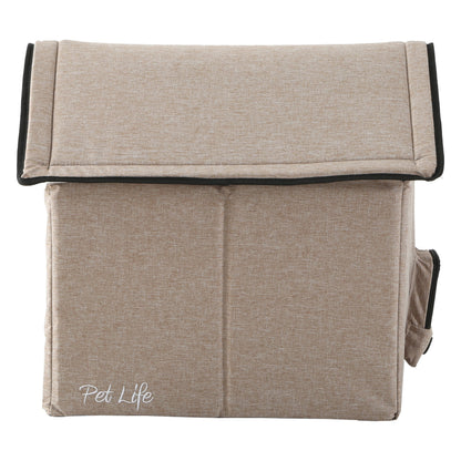 Pet Life 'Hush Puppy' Collapsible Electronic Heating and Cooling Smart Pet House