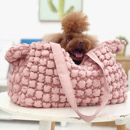 Pet Life ® 'Bubble Vogue' Ultra-Plush Pet Carrier