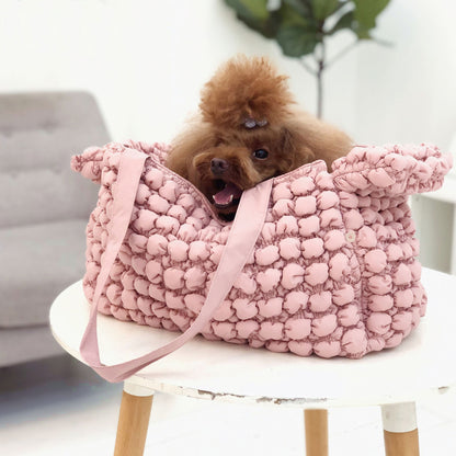 Pet Life ® 'Bubble Vogue' Ultra-Plush Pet Carrier