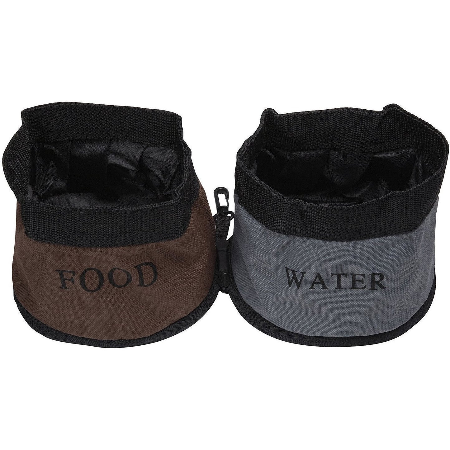 Pet Life ® 'Dual Folding' Collapsible Food and Water Pet Bowls