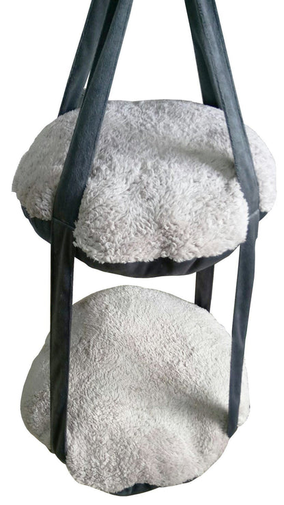 Pet Life ® 'Kittyhaus' Dual-Lounge Hanging Cat Lounger