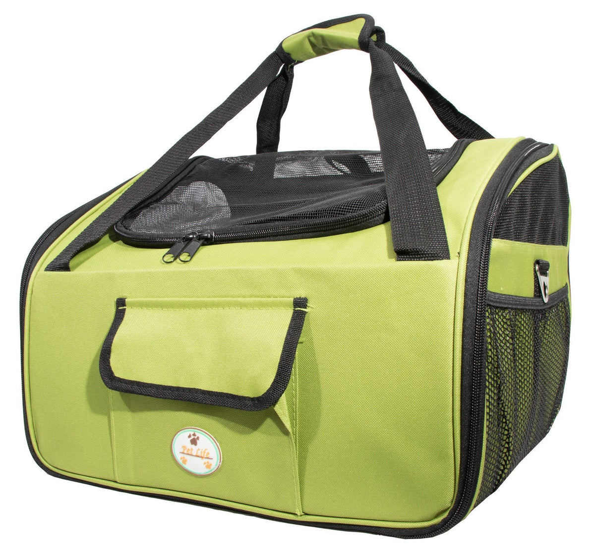 Pet Life ® 'Ultra-Lock' Collapsible Safety Travel Pet Dog Carseat and Carrier