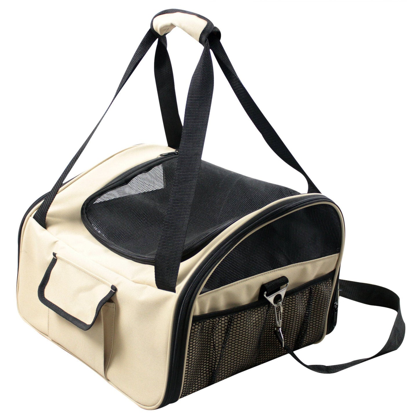 Pet Life ® 'Ultra-Lock' Collapsible Safety Travel Pet Dog Carseat and Carrier