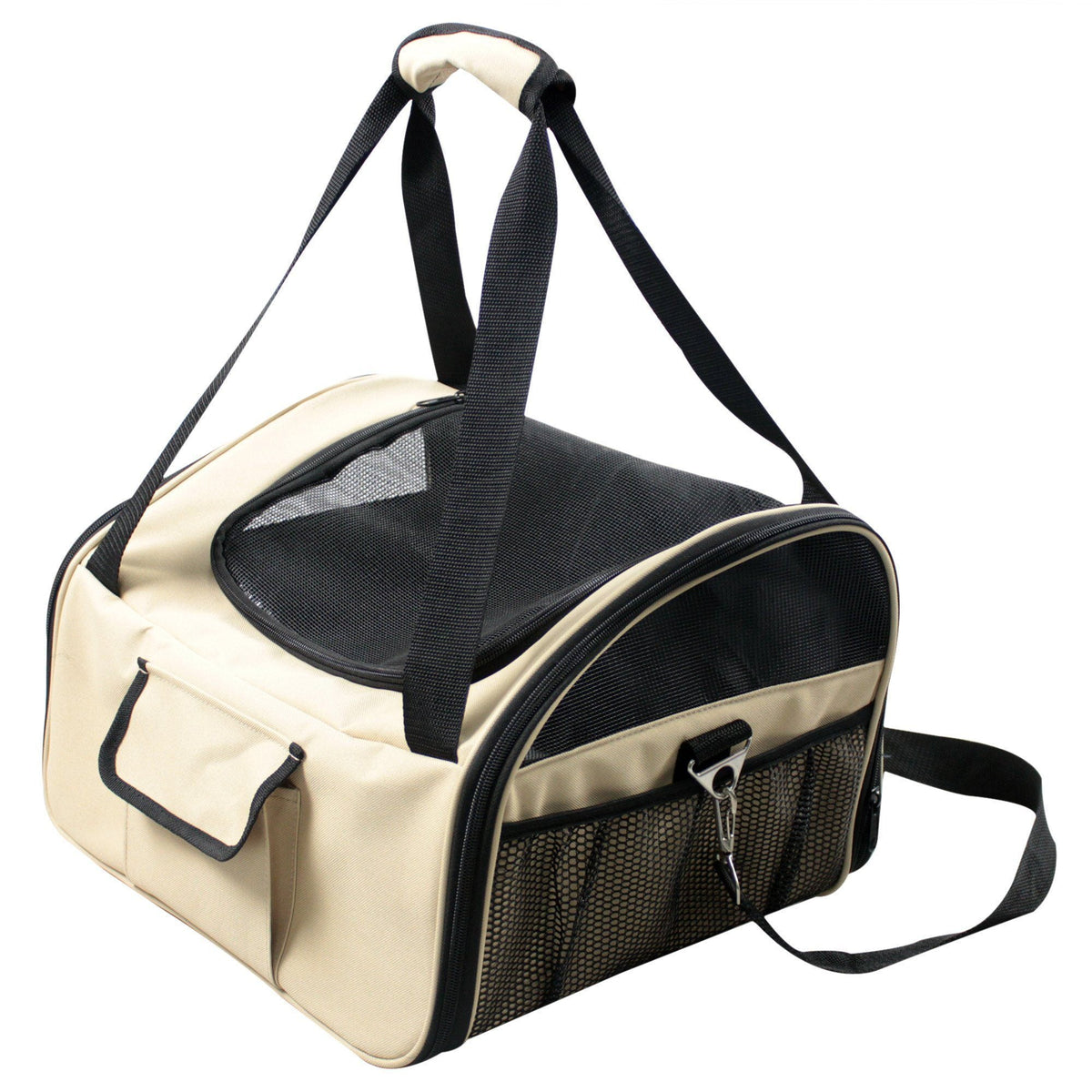 Pet Life ® 'Ultra-Lock' Collapsible Safety Travel Pet Dog Carseat and Carrier