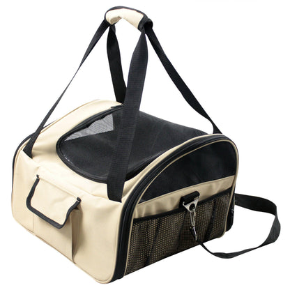 Pet Life ® 'Ultra-Lock' Collapsible Safety Travel Pet Dog Carseat and Carrier