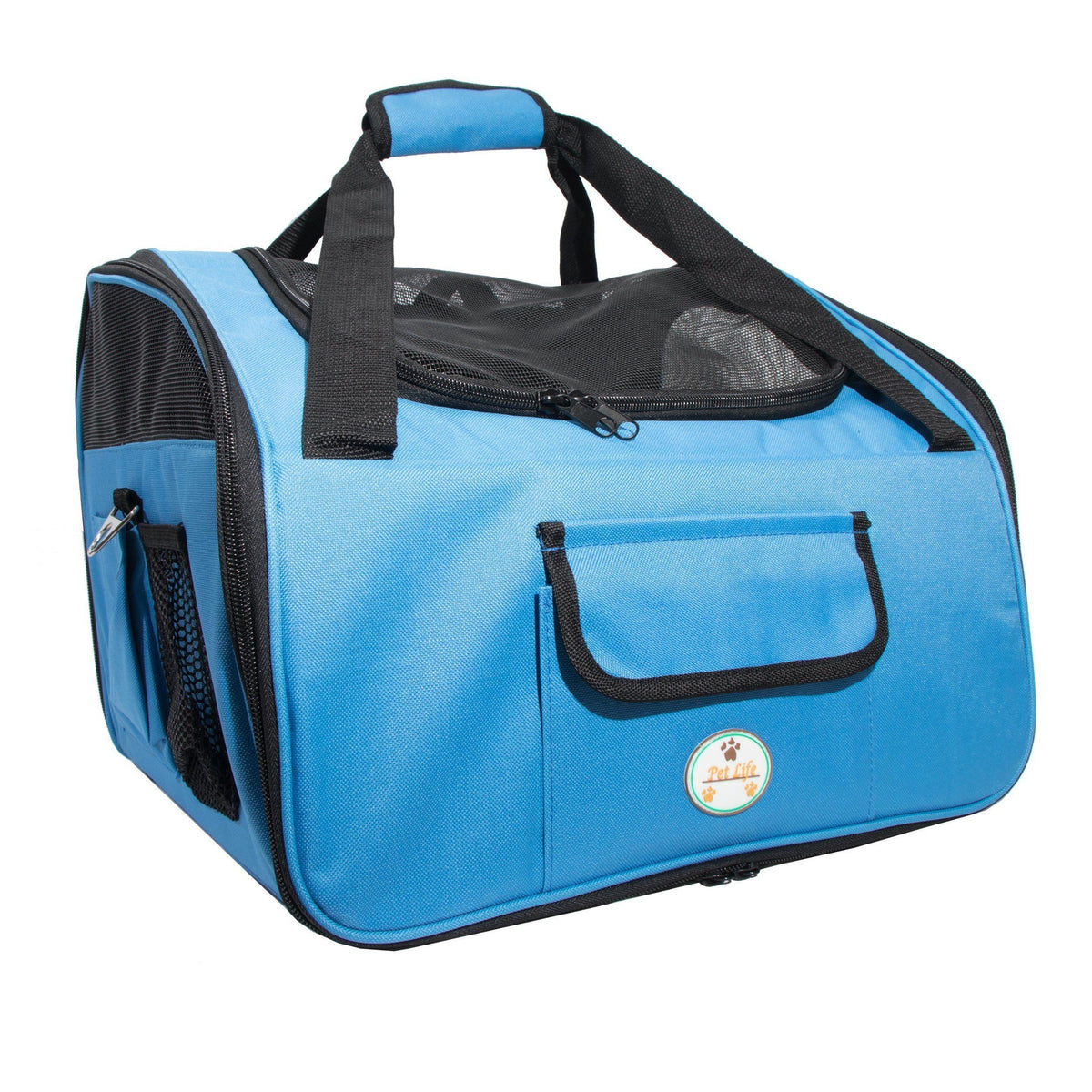 Pet Life ® 'Ultra-Lock' Collapsible Safety Travel Pet Dog Carseat and Carrier