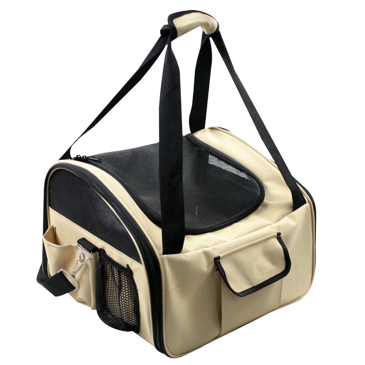 Pet Life ® 'Ultra-Lock' Collapsible Safety Travel Pet Dog Carseat and Carrier
