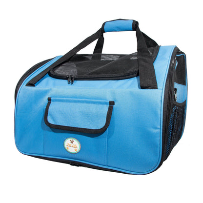 Pet Life ® 'Ultra-Lock' Collapsible Safety Travel Pet Dog Carseat and Carrier